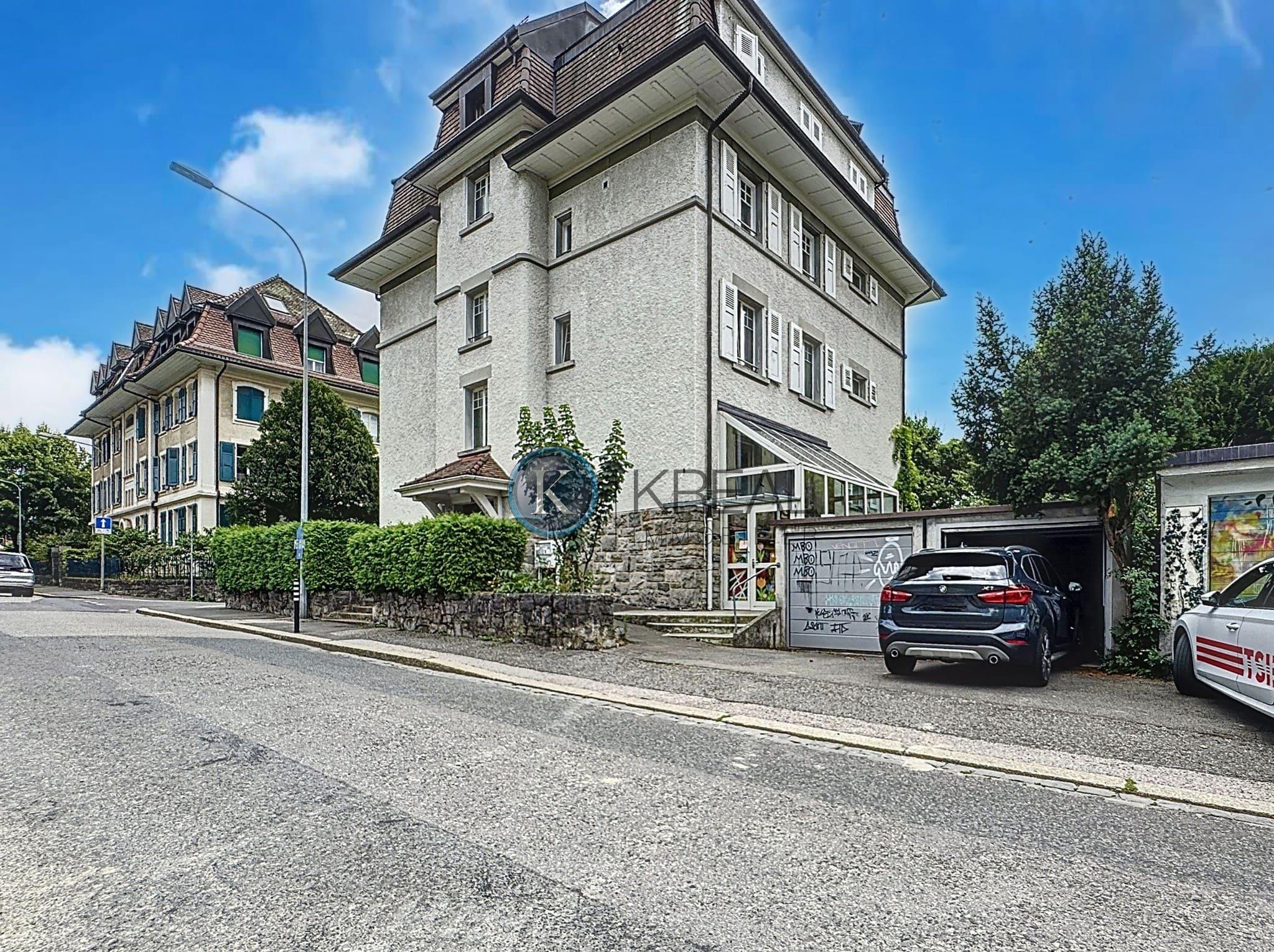 330 m² of charm and potential with private garden in Lausanne