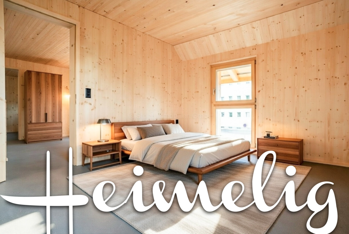 NEW BUILDING: Charming 5.5 room eco-building with forest entrance