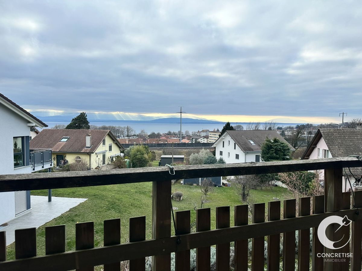 Panorama of Lake Geneva: Apartment with balcony and lake view