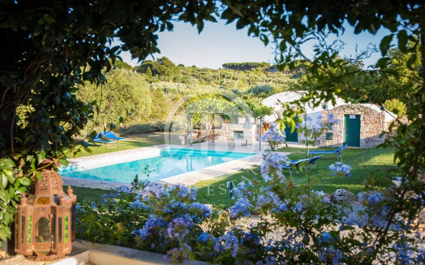 Residential Complex with Trullo, Lamie, and Pool