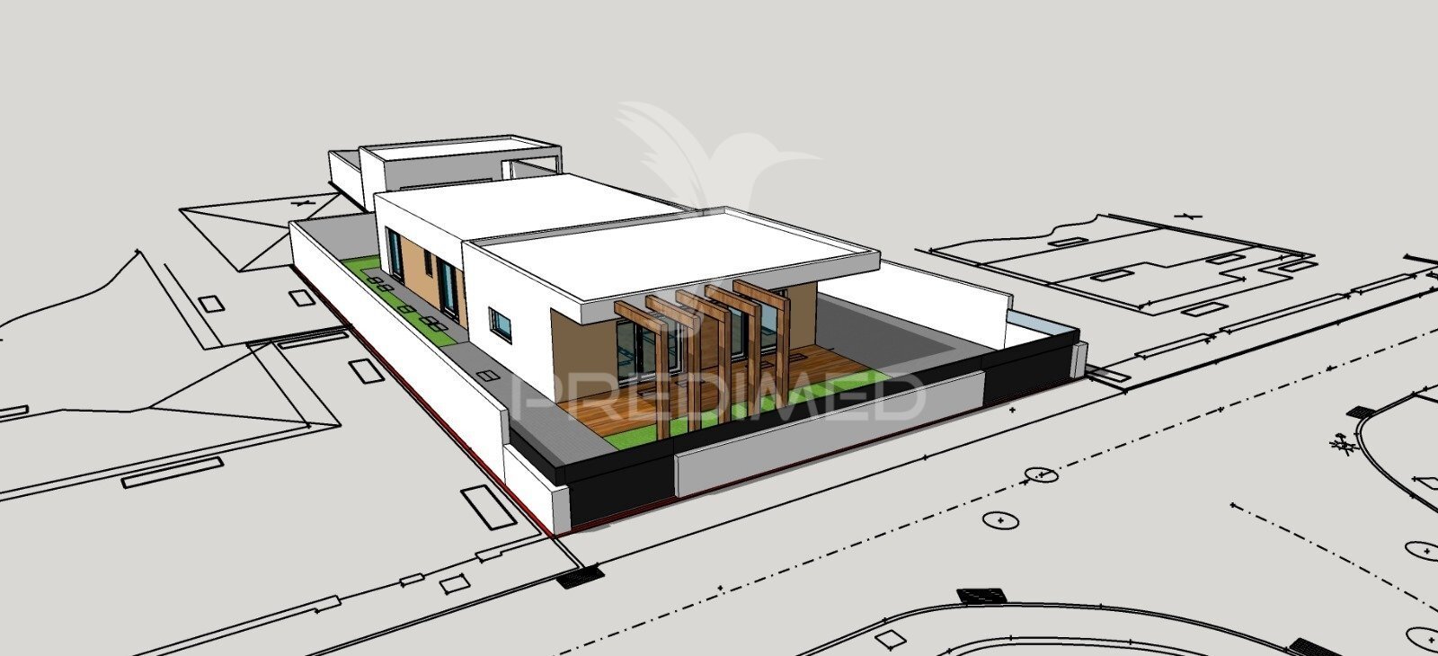 House T4 beginning of construction in Gafanha da Nazaré