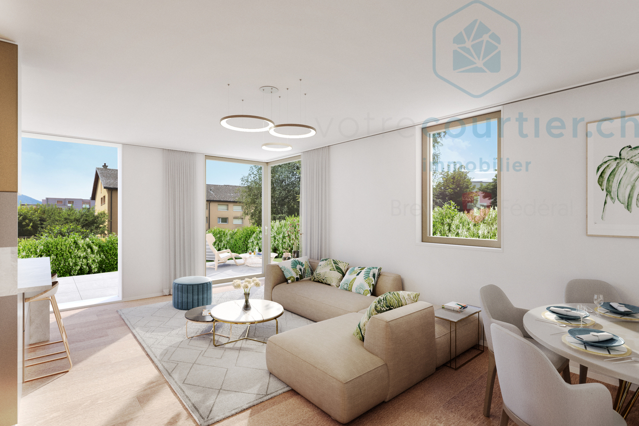 Partial view of the mountains from garden, new villa, delivery at the end of 2025