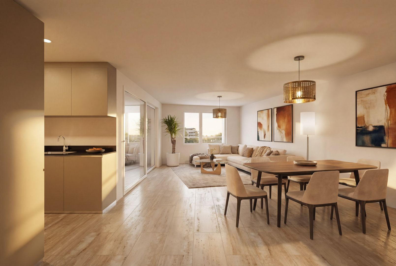 New construction project "Coll d'Or" - 3 1/2 room apartment