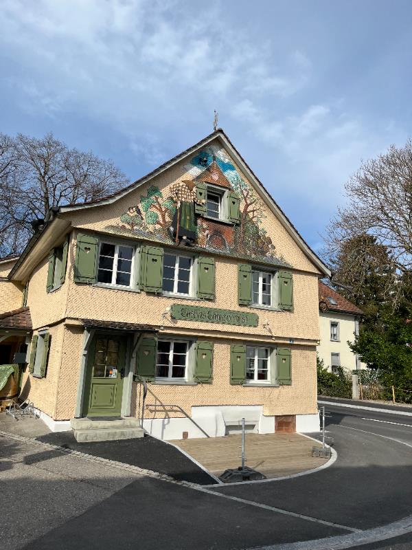 Historic residential and commercial building Knusperhüsli