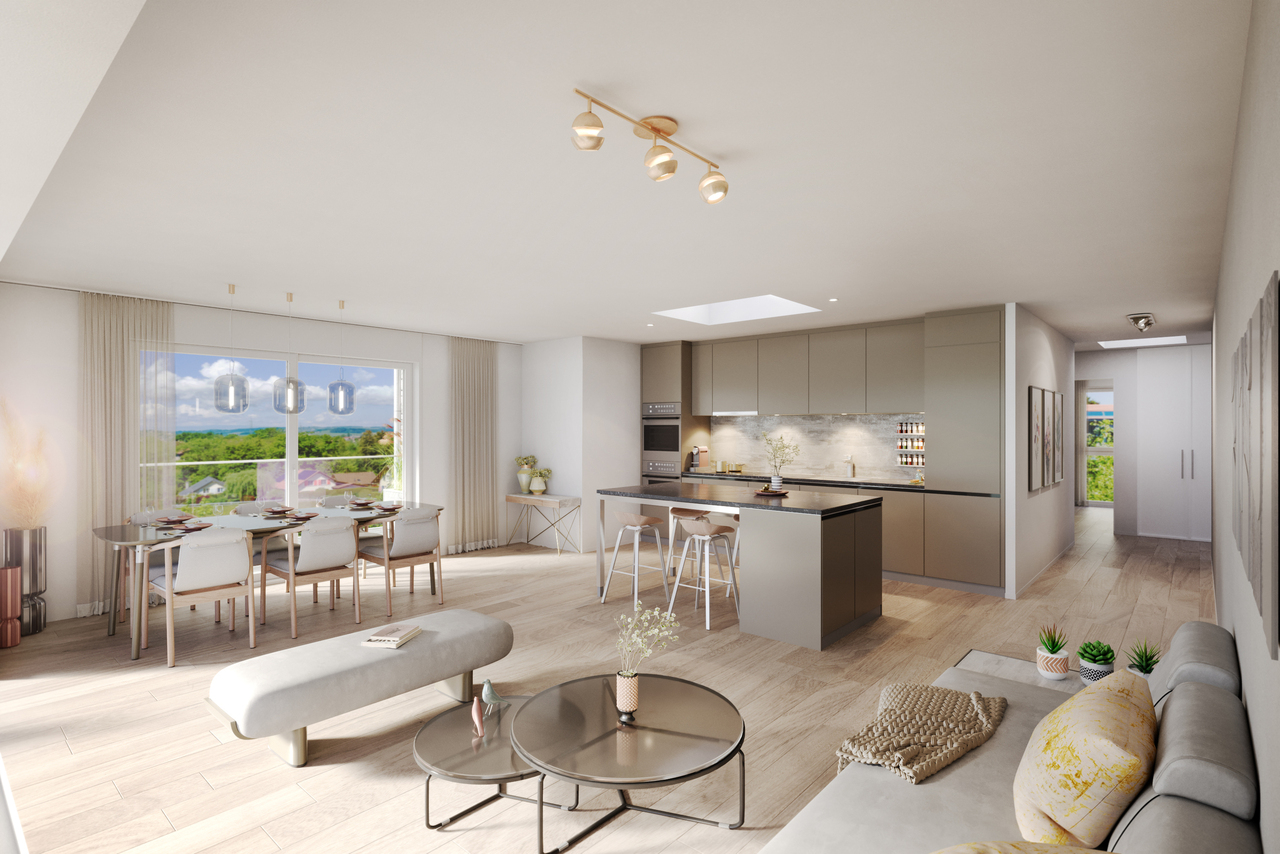 New project of 9 apartments near Attalens and Châtel-St-Denis