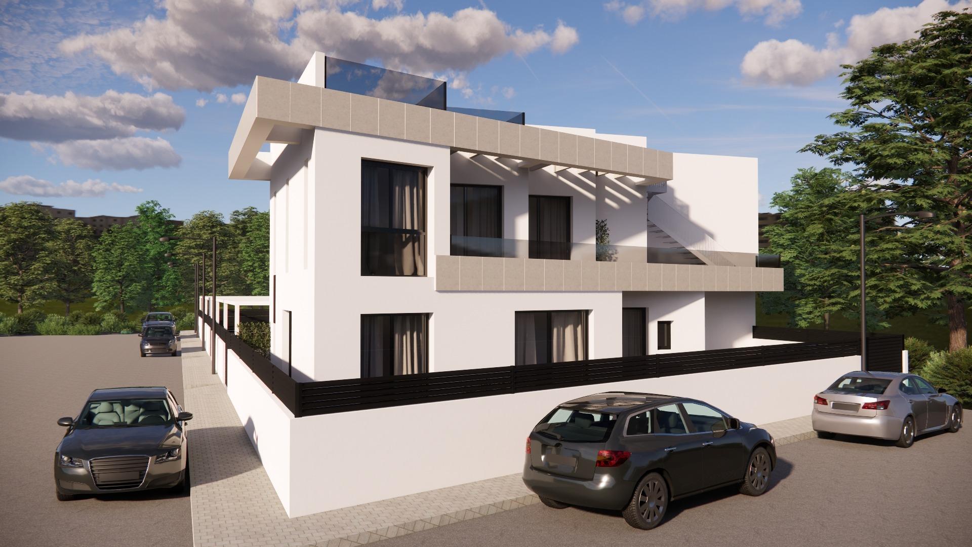 New build townhouse with 3 bedrooms and private pool for sale in Rojales