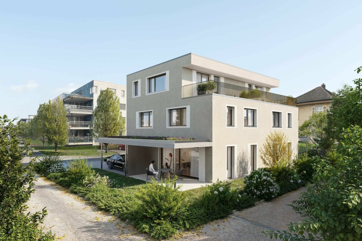 HOME BY THE POND - 5.5-room semi-detached house