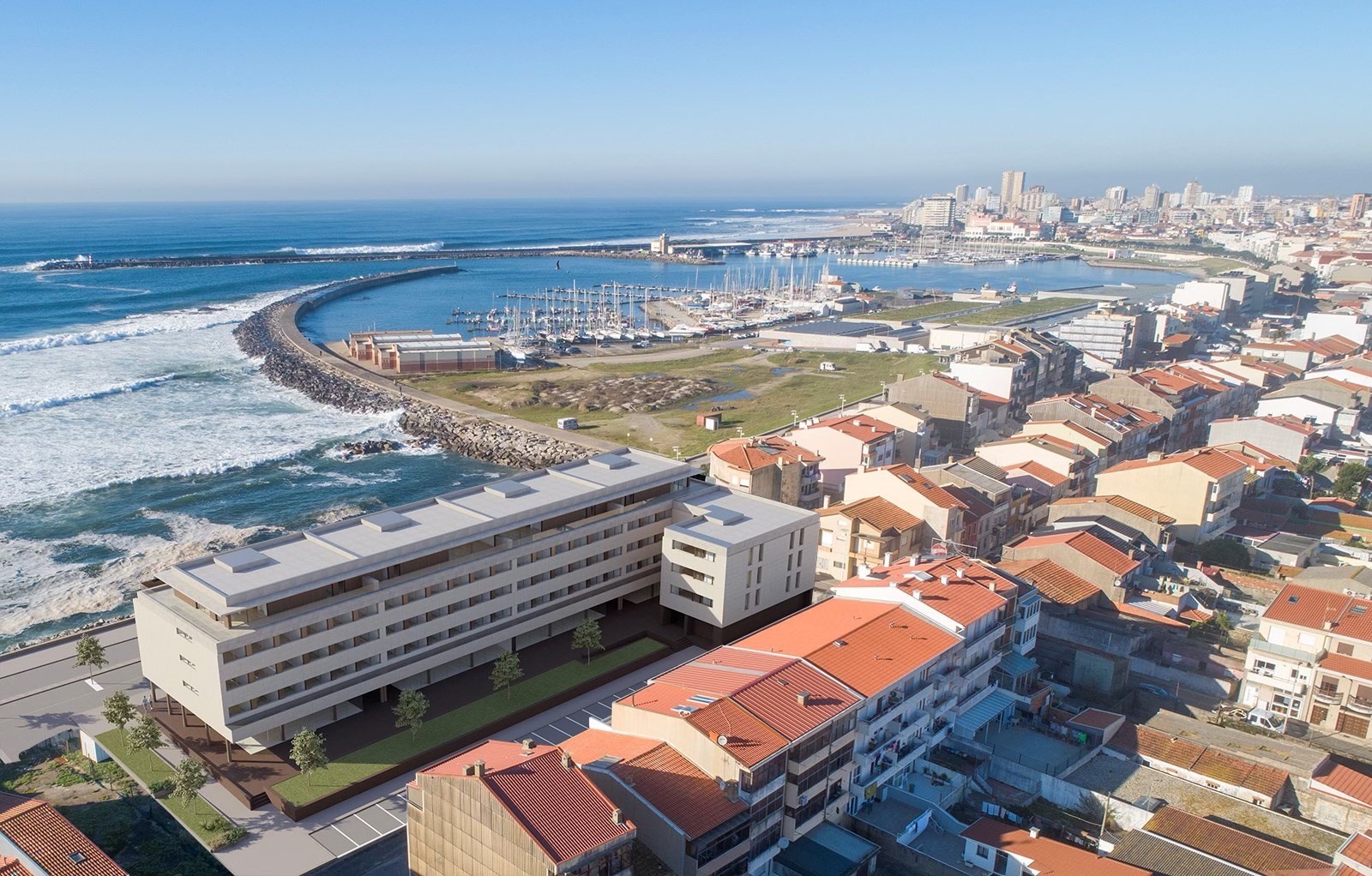 Oceanfront 3-Bedroom Apartment in Vila do Conde