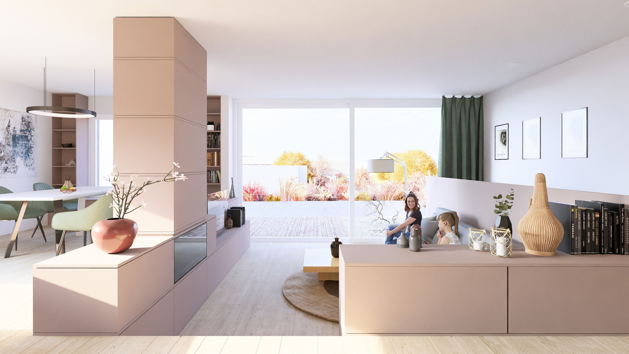 New construction project Allmendgasse with four 7.5-room semi-detached houses (House C)