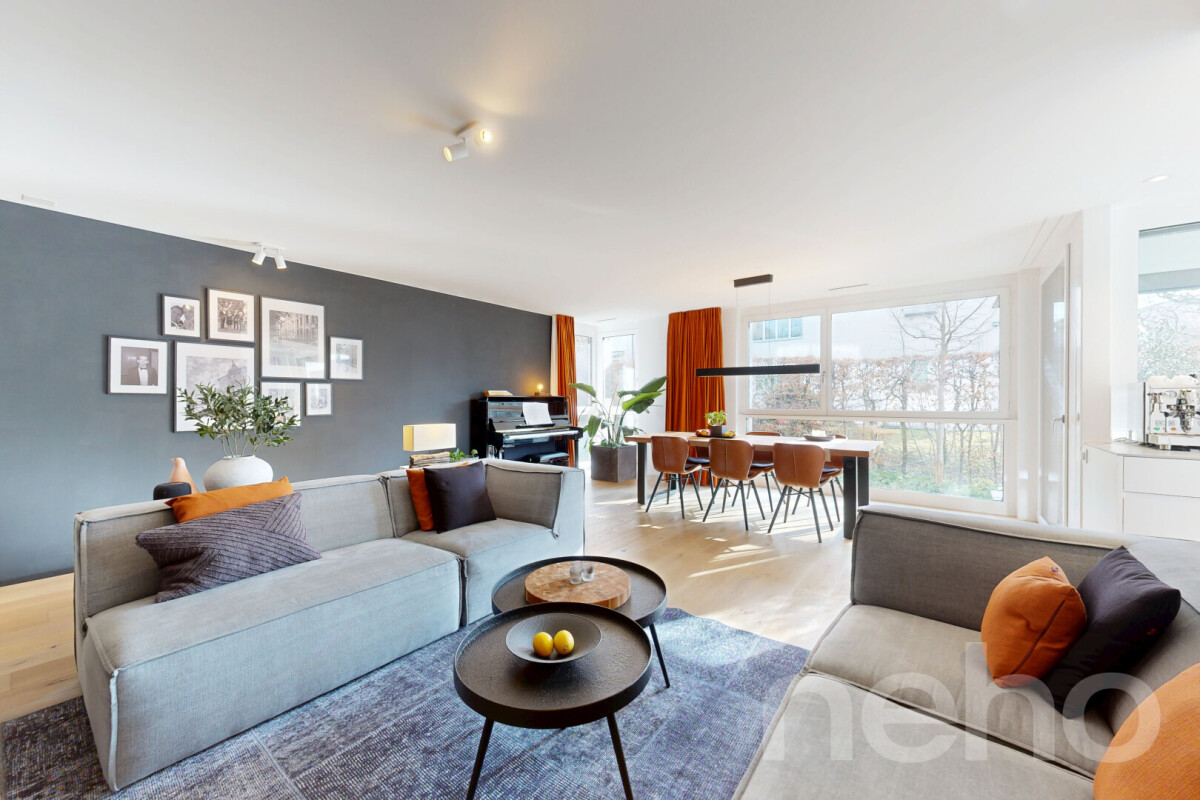 Stilvolle 3.5-Zimmer-Wohnung im Minergie-Gebäude in Zürich-Fluntern