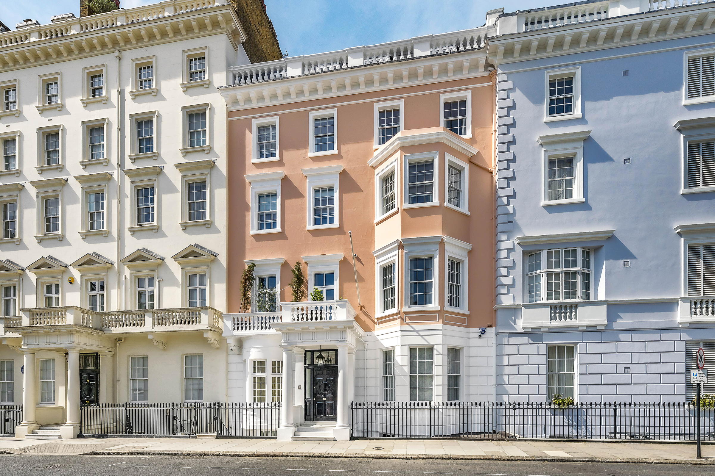 Exquisite double-fronted Grade II-listed home in Belgravia