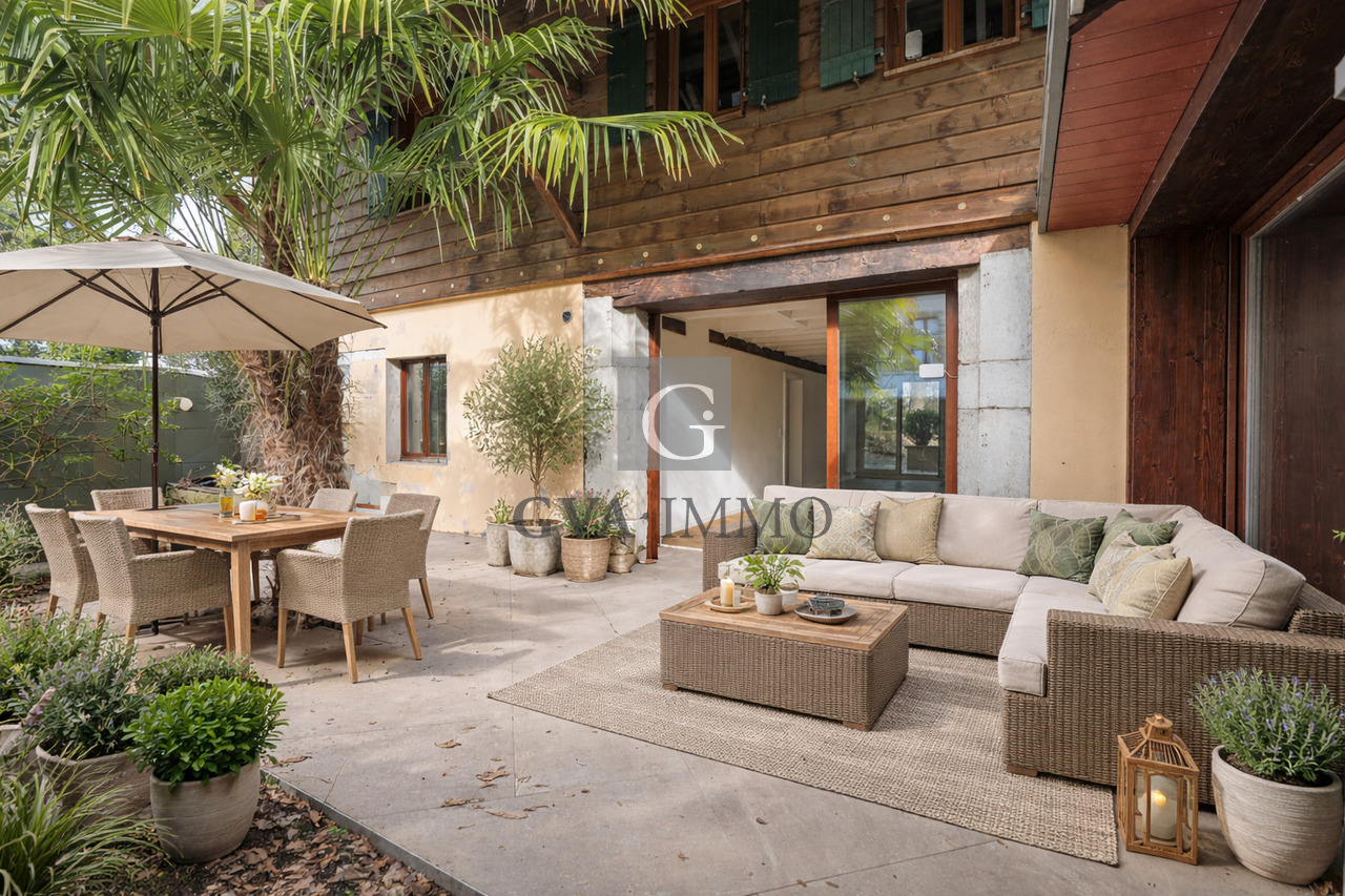Charming apartment with terraces in the Geneva countryside