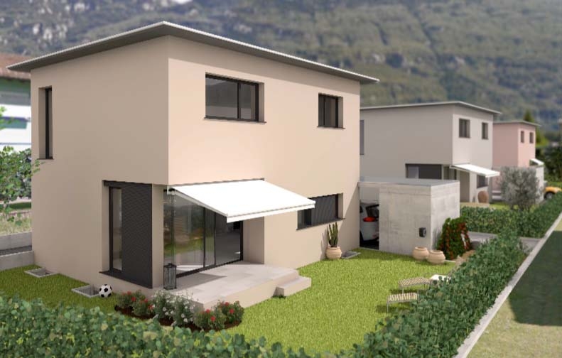 Detached 4.5-room detached house with garden and carport in PrositoCasa indipendente di 4,5 locali con giardino e posto auto cop…