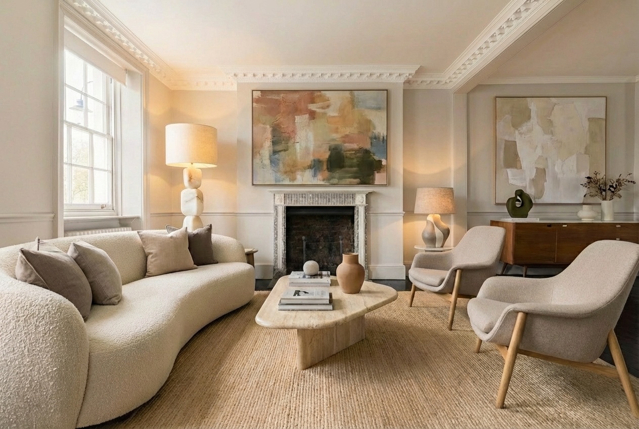 4 Bedroom Grade II Listed Georgian Townhouse on Cheyne Walk with River Views and Garden