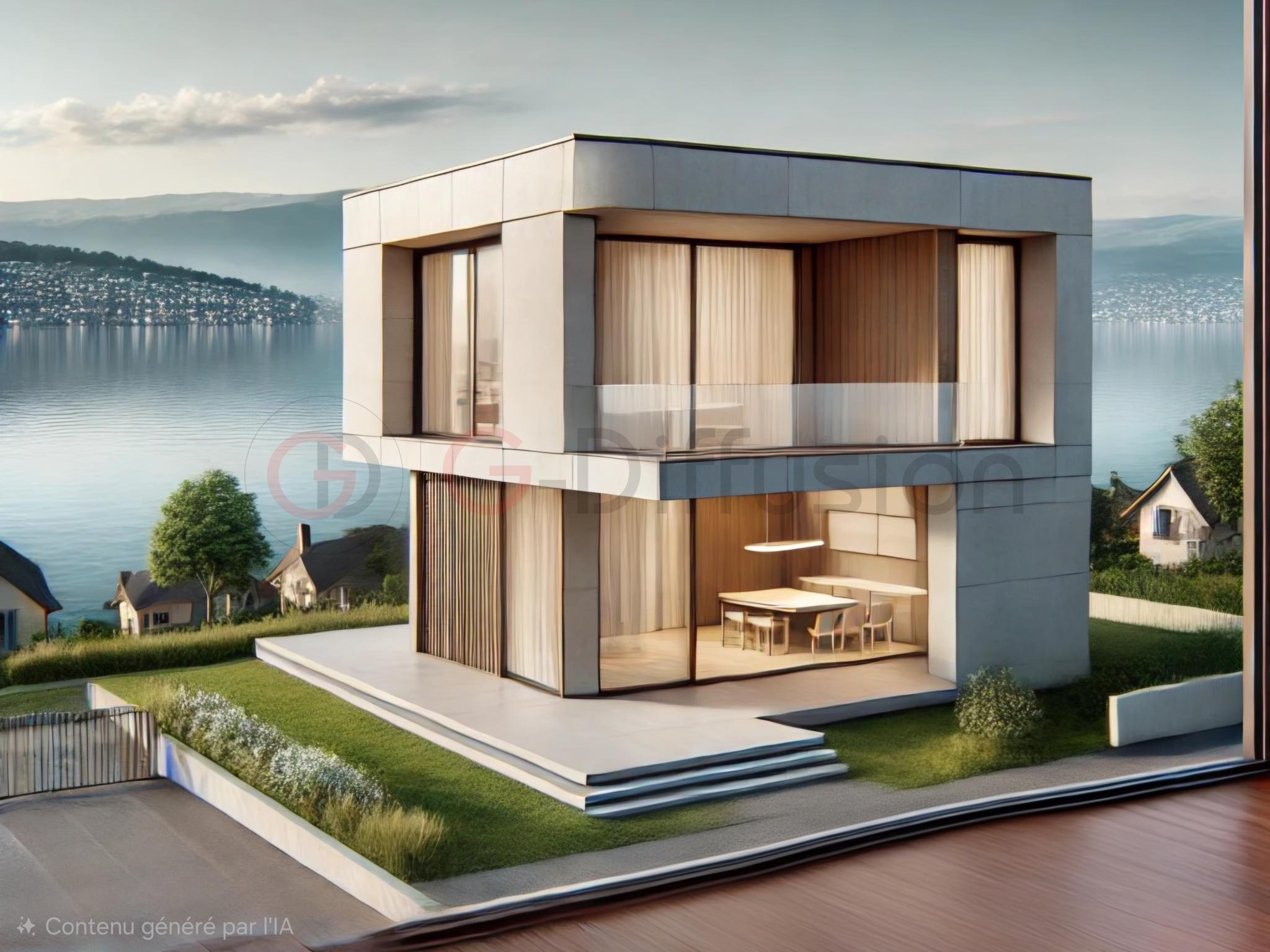 Mansion villa with a large garden