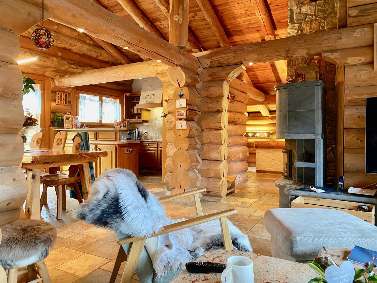 Superb chalet-villa in Nendaz - calm, view, comfort and nature
