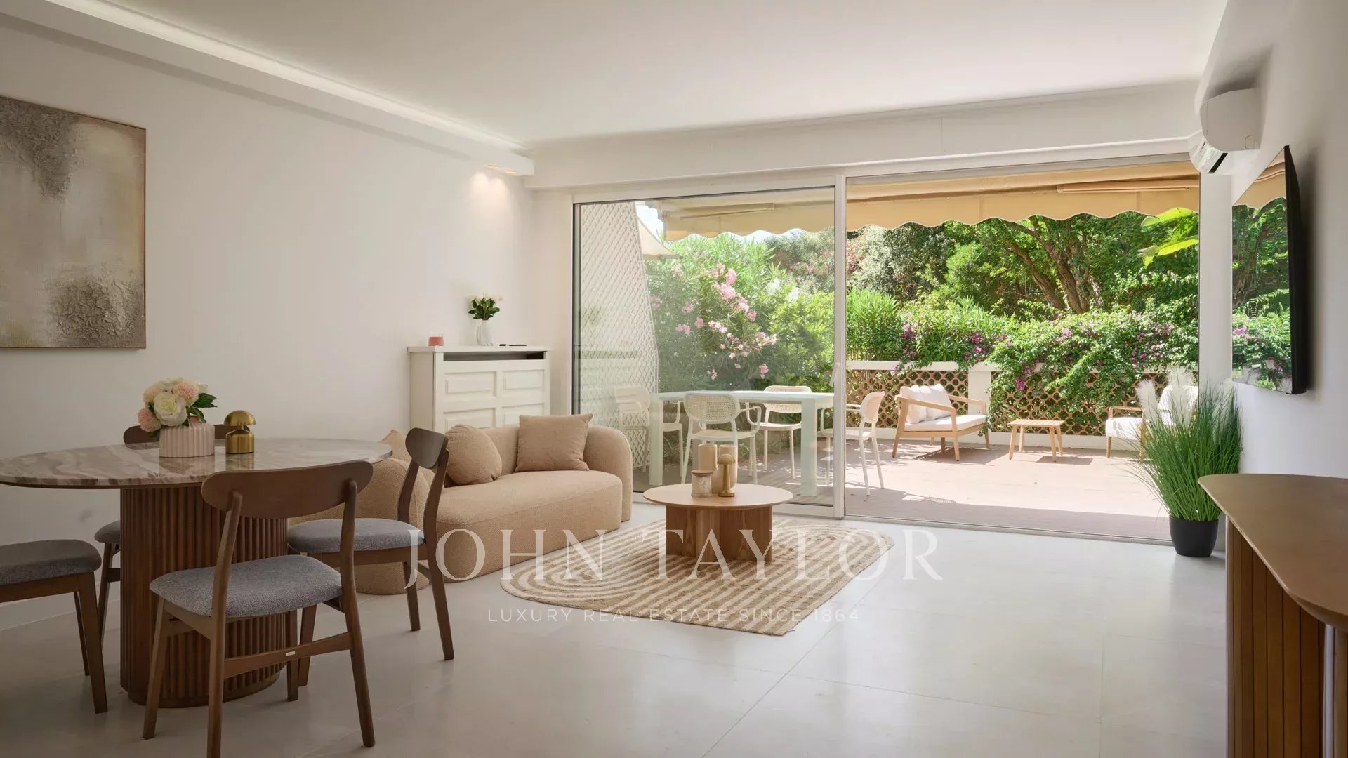 Cannes Californie - Renovated 4-room apartment with terraces and garden