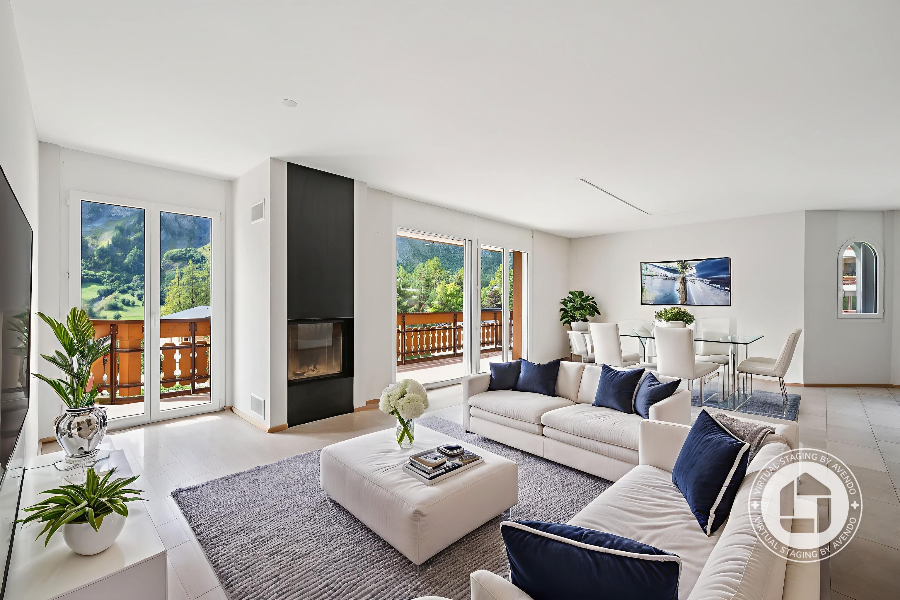 Alpine living dream: Stylish 4.5-room apartment with spectacular mountain views