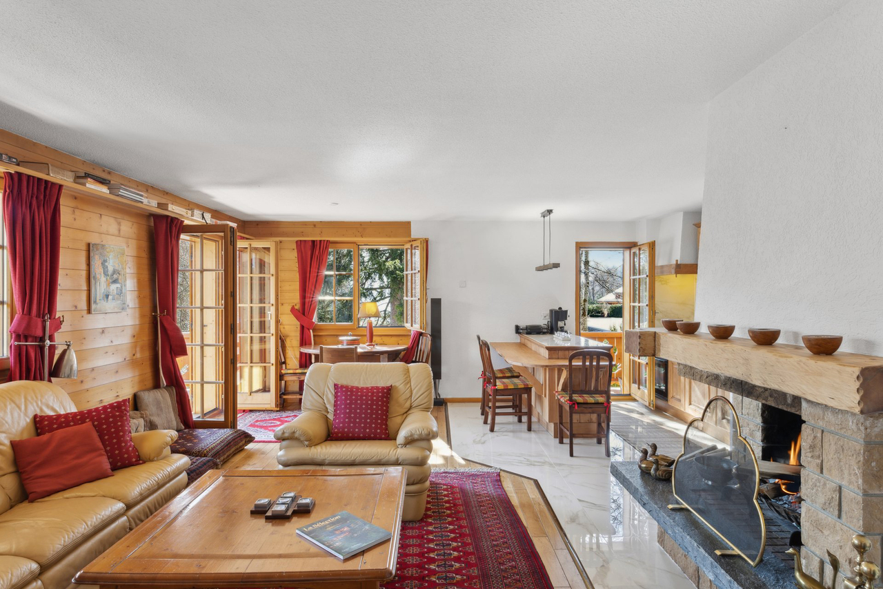 Villars 3.5p charm and comfort, magnificent view, balcony, 2 parking spaces