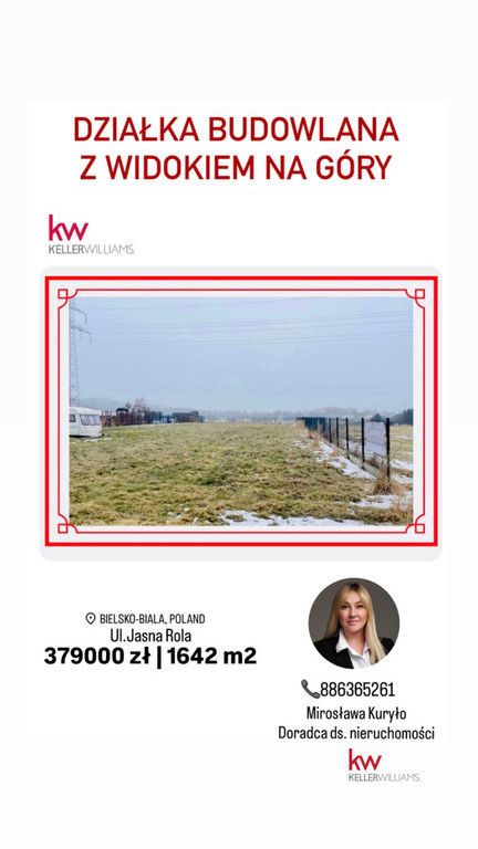 Land Plot for sale, śląskie, Jasna Rola (Bielsko-Biala, Poland)