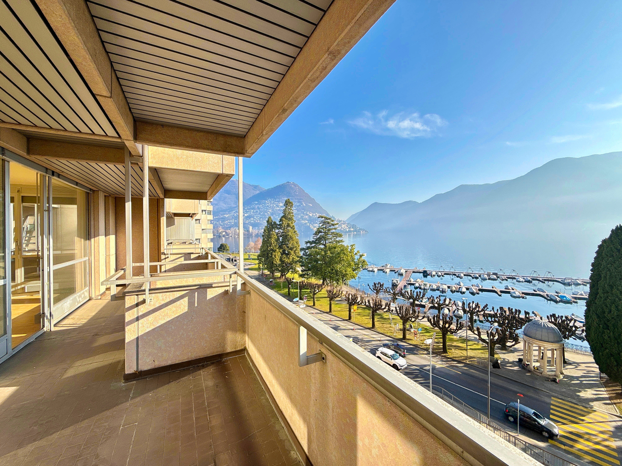 A privileged view of Lugano's lakefront
