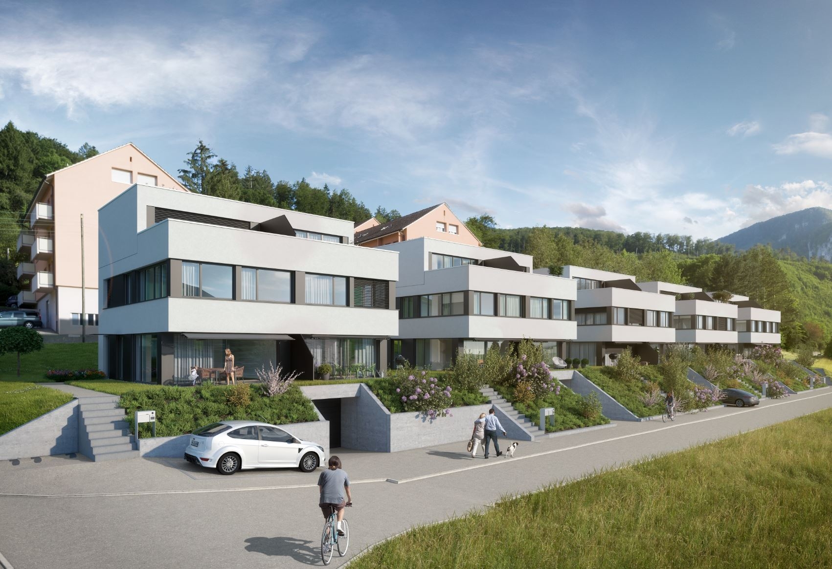 Exclusive 5.5-room newly built single-family house with two parking spaces