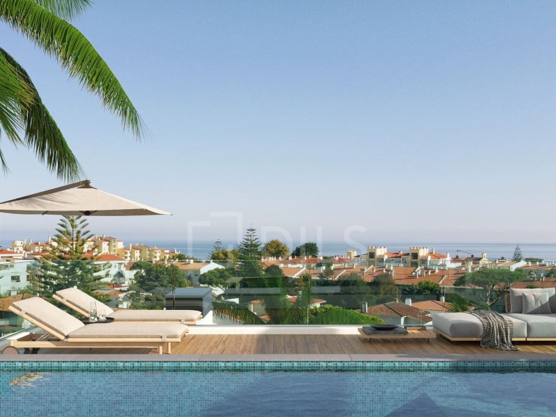 4 bedroom penthouse with terrace and private pool, in a new development in Parede