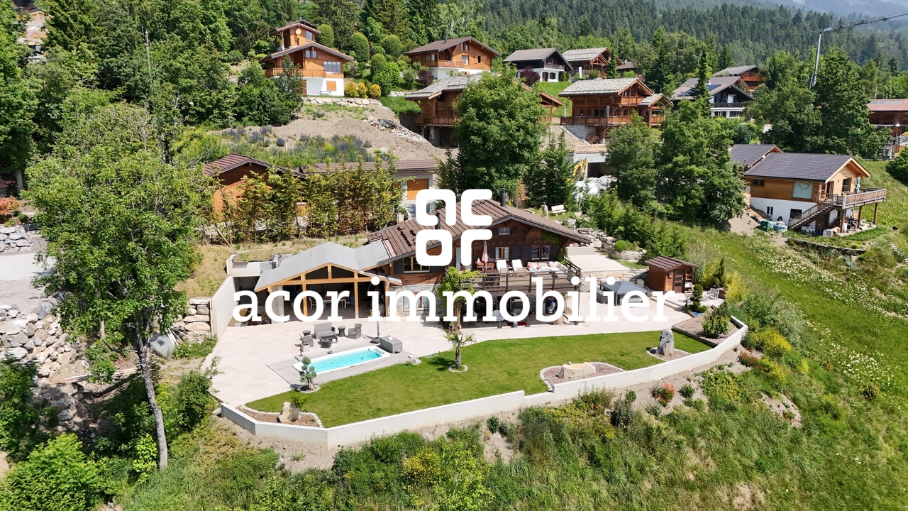 Charming chalet with panoramic views and large outdoor space