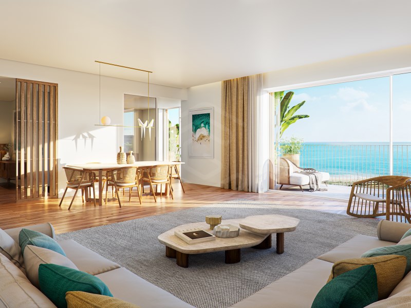 3 bedroom apartment, first line of the sea, Forte Novo, Quarteira, Algarve