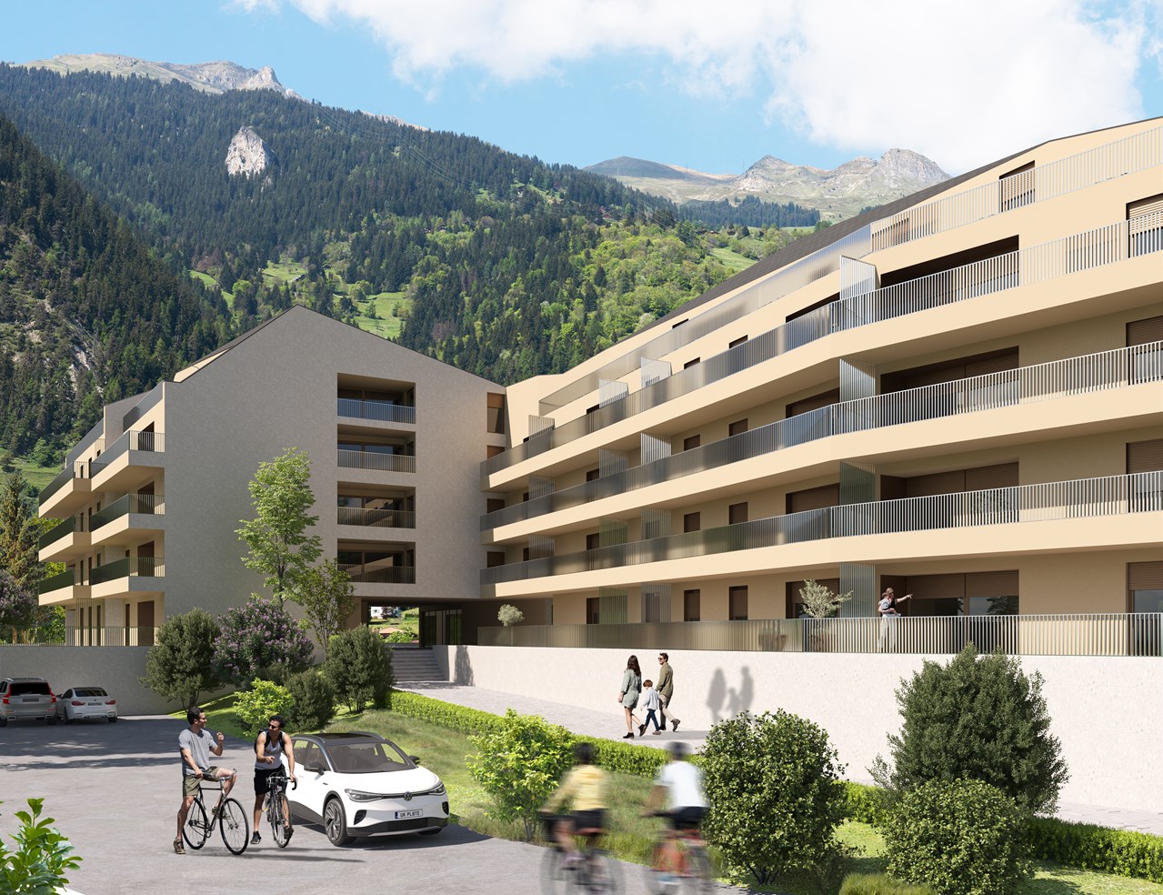 New development Domaine de Vouvry - New 2.5 room apartment lot A36 for sale