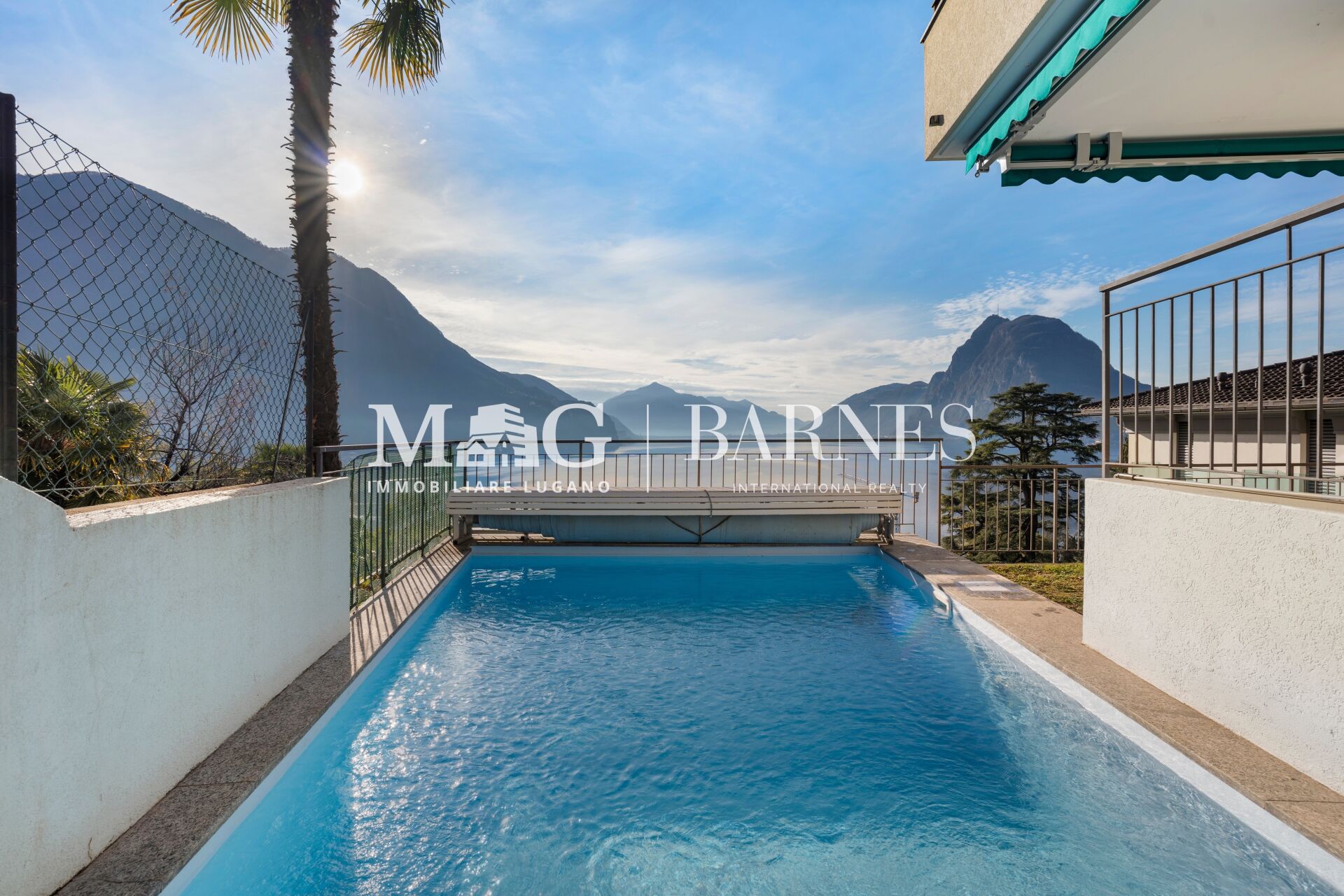 Lugano, Castagnola: Villa with lake view and pool