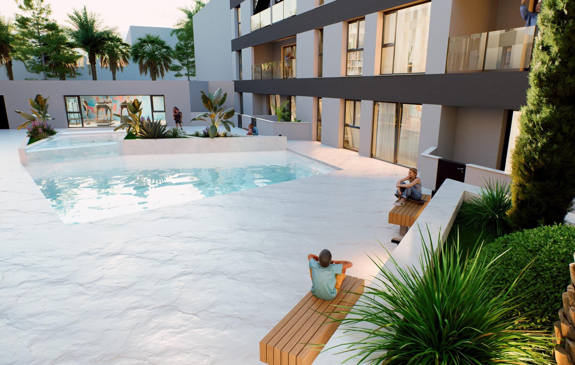 New build 1-bedroom apartment for sale 500 meters from the beach in Lo Pagan (San Pedro del Pinatar)