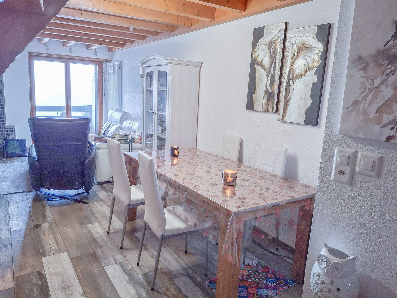 Renovated 3.5 room duplex with 2 balconies Splendid view