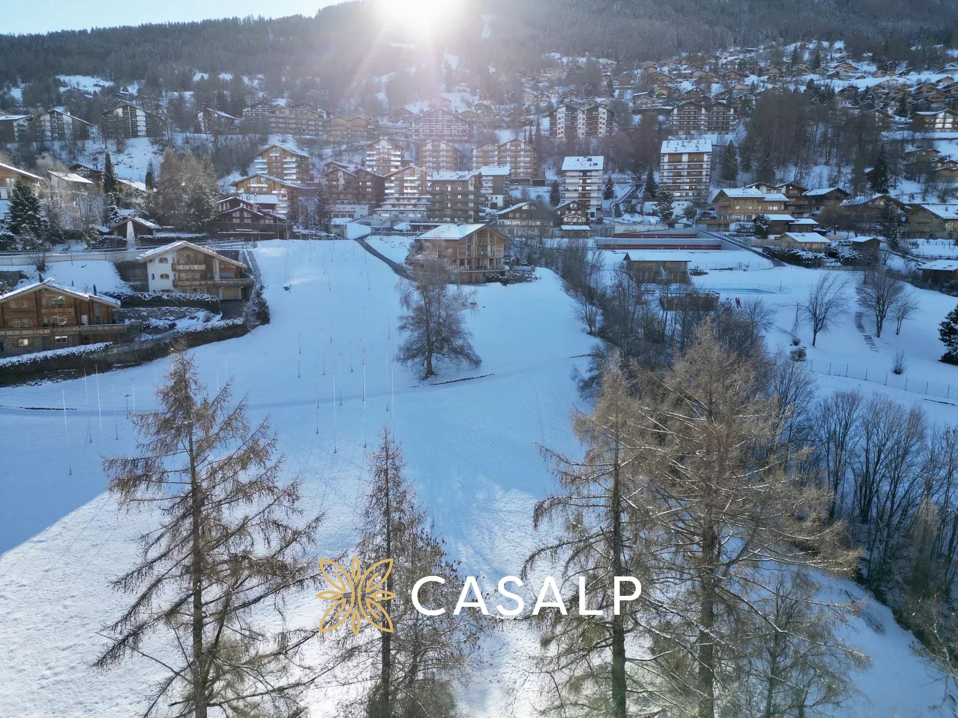 Field in the center of Haute-Nendaz - Chaedoz