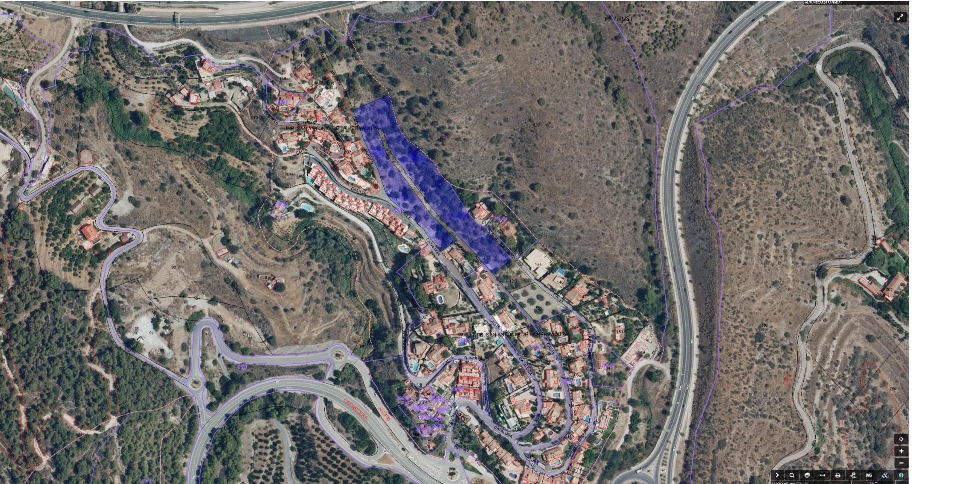 10,000 square meters of urban plot in the Urbanization of San Antonio, La Herradura, Almuñecar