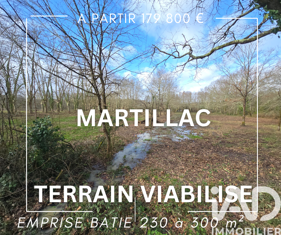 Land Plot for sale in Martillac, France