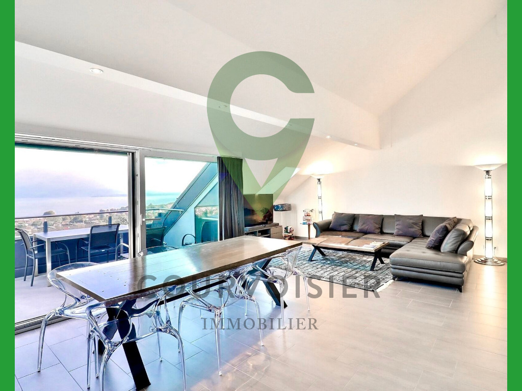 Apartment with exceptional panorama at the gates of Rolle