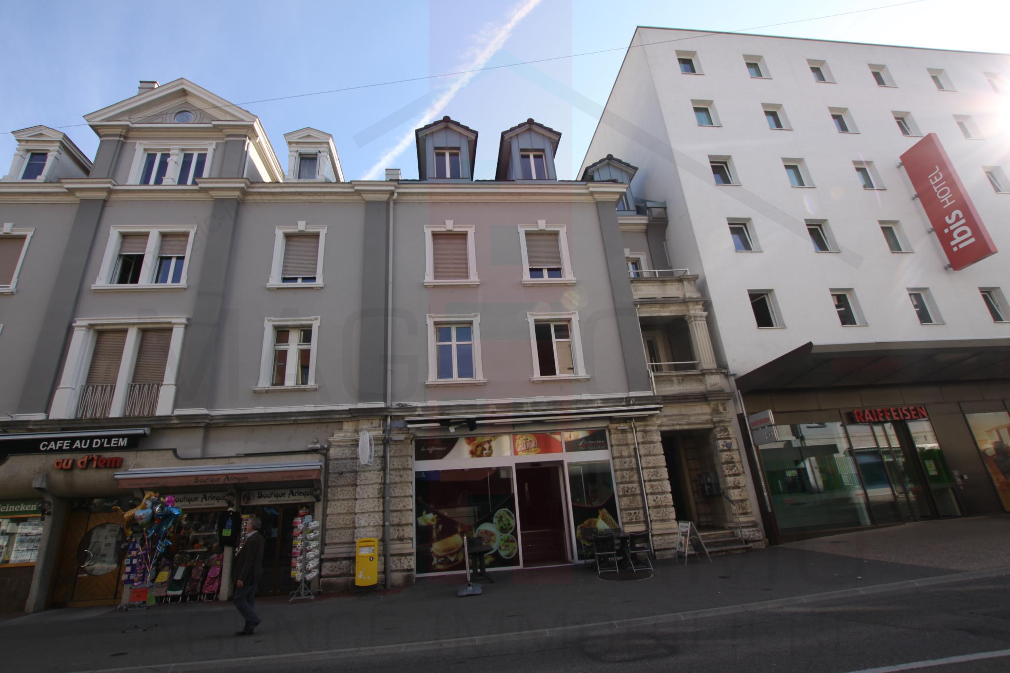 Immeuble à proximité de la gare de Delémont