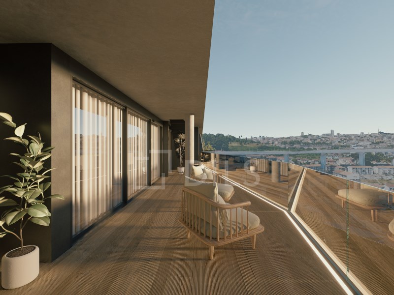 1 bedroom flat with balcony, in a gated community, Vila Nova de Gaia