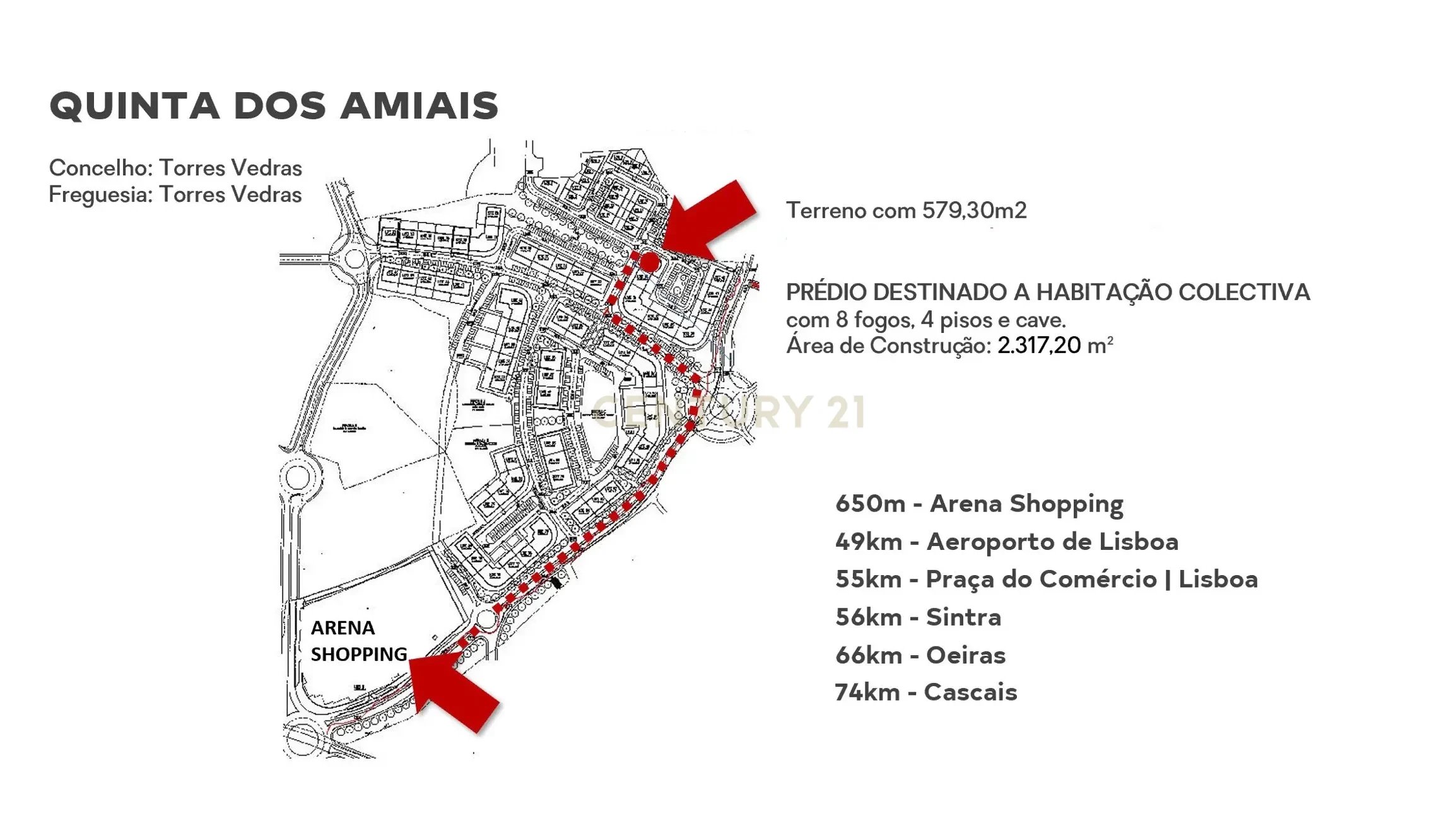 Land next to Arena Shopping with viability for building | EXCHANGE