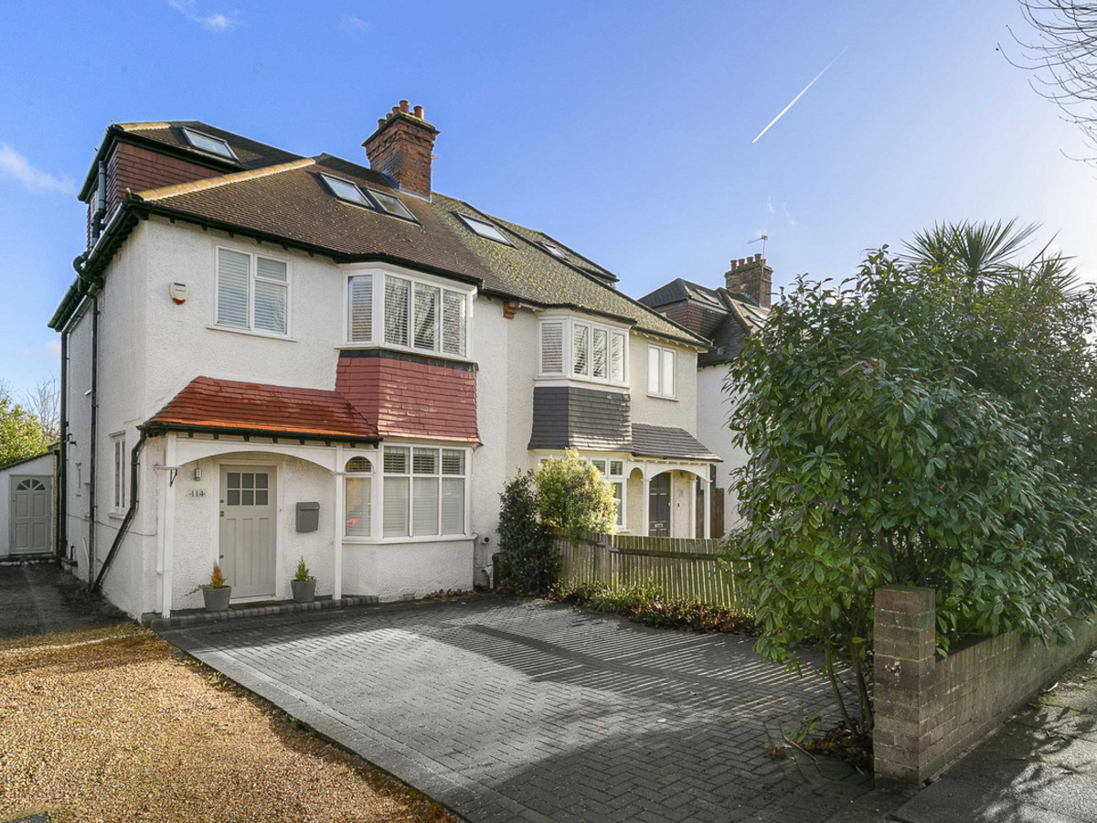 Stylish and spacious family home with off street parking for two cars and a superb 70-foot garden.