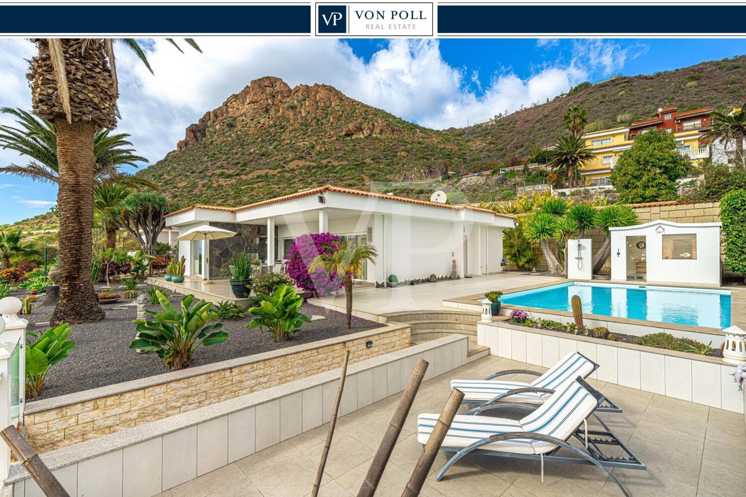 Tranquillity, sea views and comfort – detached house in the south of Tenerife