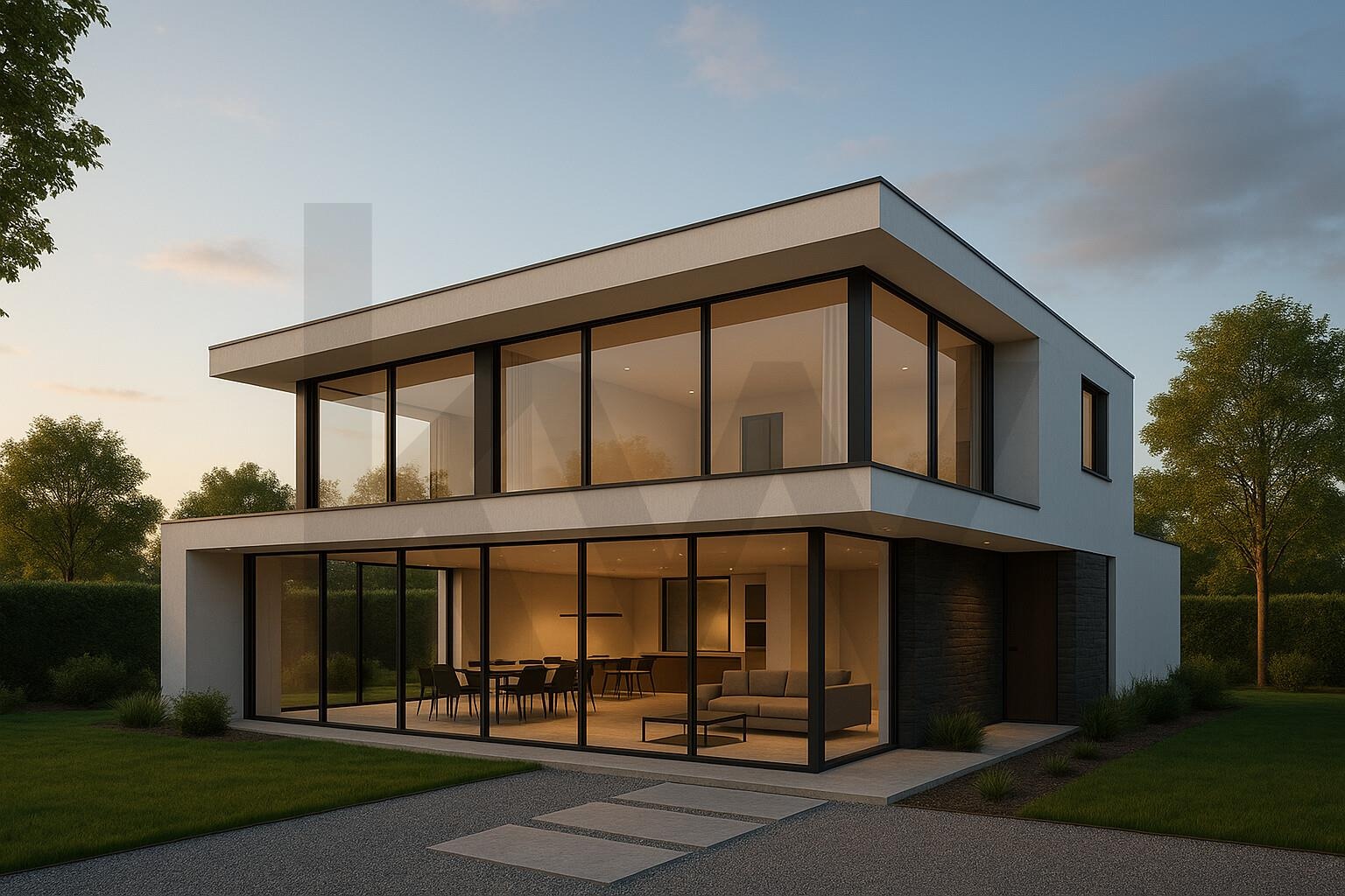 Urban land of 604m2 for construction of house with view