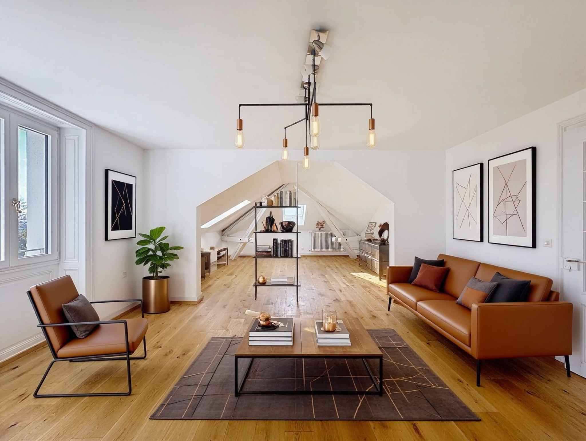 Superb 2.5 p of 130 m2 hab. - Top floor