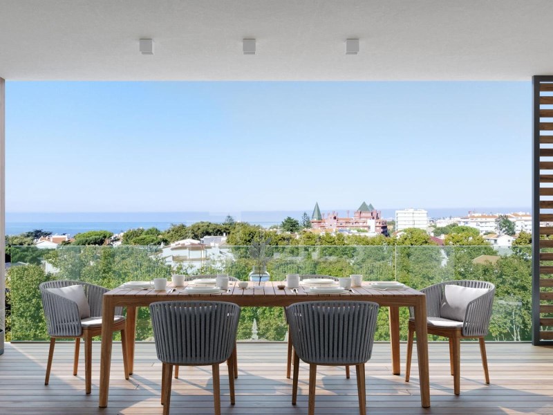 4 bedroom flat with terrace, in a new development in Parede